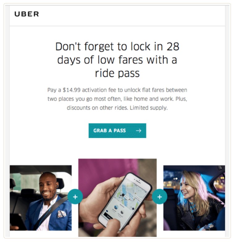 ALT = Uber email format example