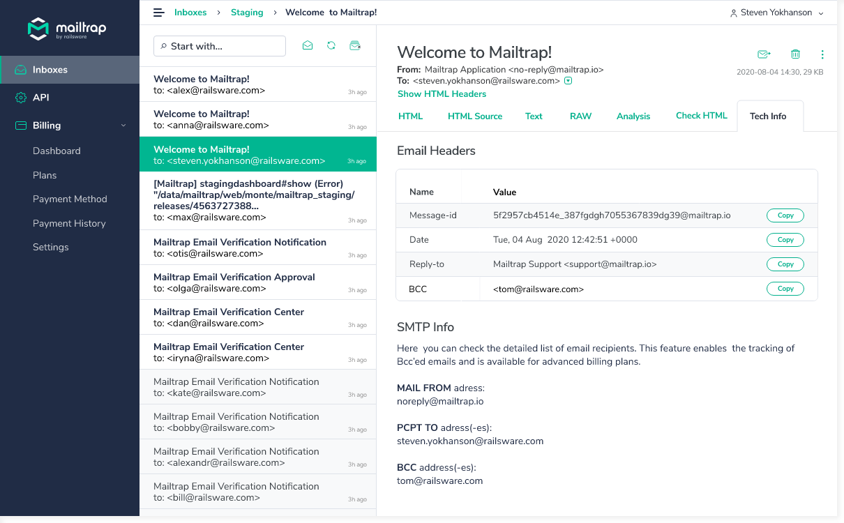 Mailtrap is a tool for testing email marketing campaigns.