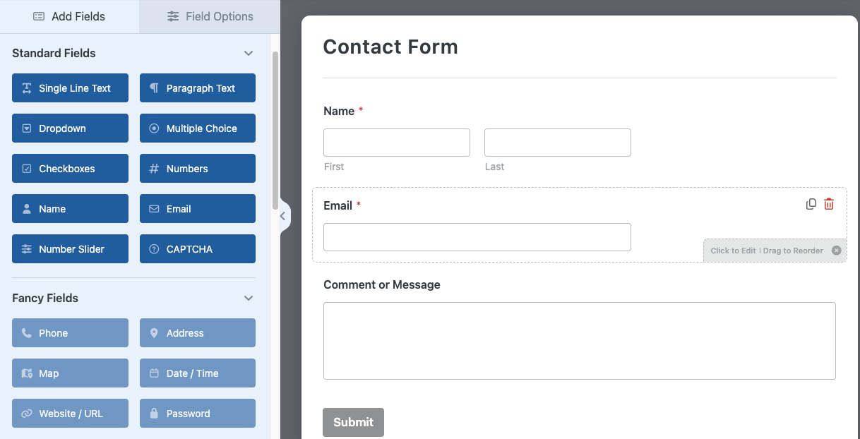 WPForms Contact Form