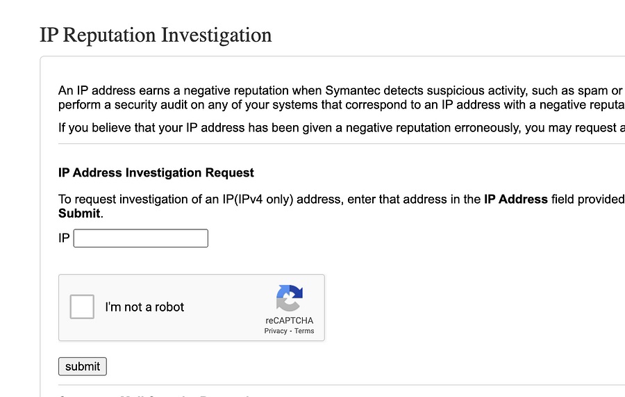 IP Reputation Investigation