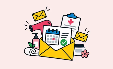Transactional emails for salons and clinics: booking confirmations, reminders, and no-show notices