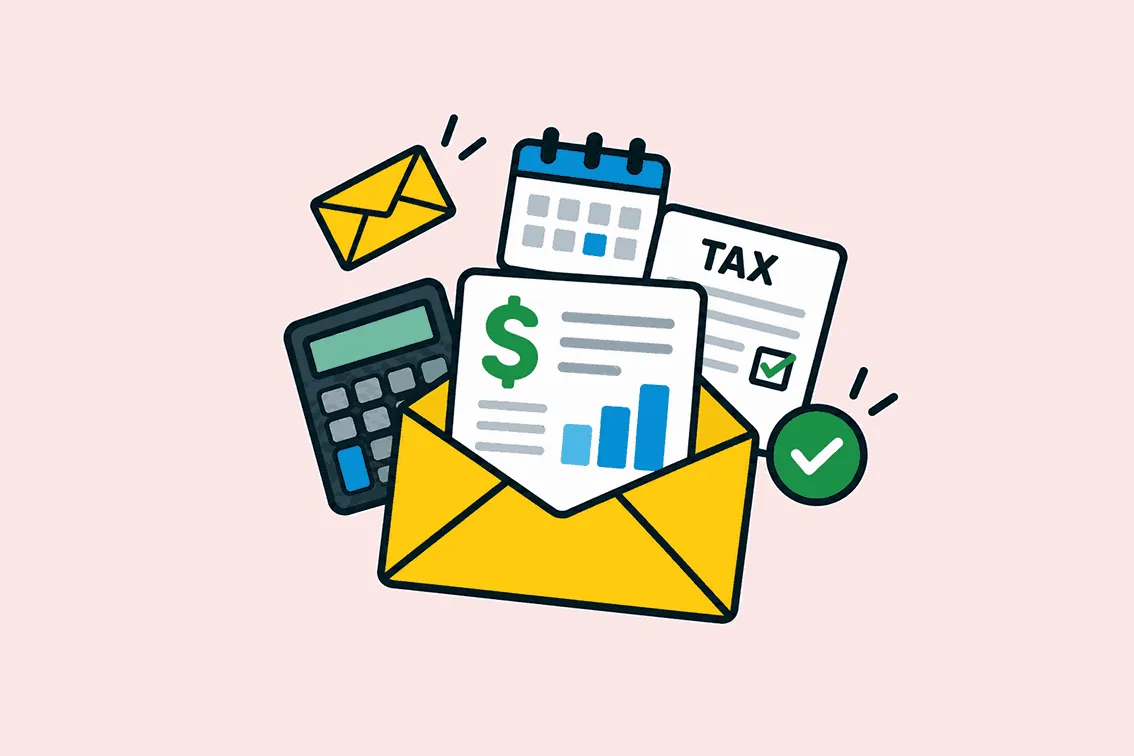Transactional emails for accounting and tax apps: invoices, payment receipts, filing updates, and account security