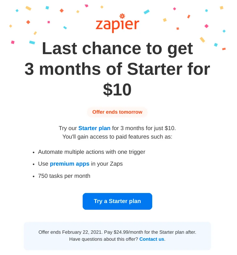 Limited-Time Offers
